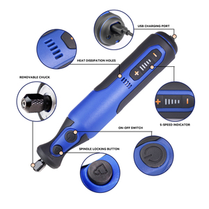 8v כלי rotary ערכת usb טעינה אלחוטית 5 מהירות 32 מחשבים אביזרים 7.2v אלחוטי מקדחה USB מיני מטחנת - Product Image 3
