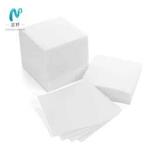 Mshine paper manufactures personalized Luxury White Custom cocktail napkins Airlaid disposable paper napkin for restaurant