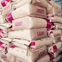 Résine thermoplastique styrène-butadiène SBS à haute élasticité, matériau vierge à 100 % modifié pour l'asphalte, pièces automobiles LG Chem LG411S