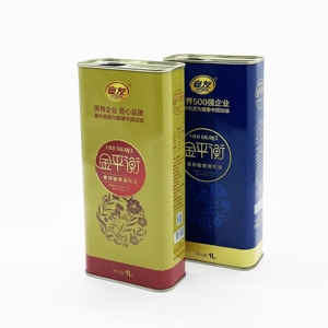 Lata Rectangular de Hojalata de Grado Alimenticio de 1L para Aceite de Oliva con Acabado Lacado, Impresión Offset, Logotipo Personalizado y Tapa de Plástico - Product Image 4