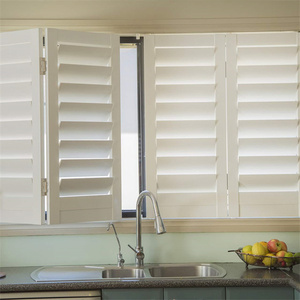 Toma PVC mù GỖ TRỒNG cửa chớp phong cách bay cửa sổ trượt gỗ thật số lượng lớn Anh Úc Trắng colour Lou hiện đại - Product Image 5