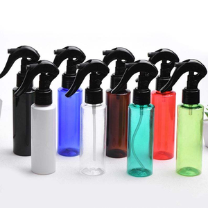 Cylinder Shape PET <b>Plastic</b> <b>Spray</b> <b>Bottle</b> with Pump Sprayer 120ml Amber Color for Personal Care Use - Product Image 5