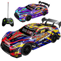 Voiture de drift RC miniature 88RC S553, échelle 1:24, contrôle semi-proportionnel, télécommande haute vitesse 27Mhz avec câble USB, prête à l'emploi