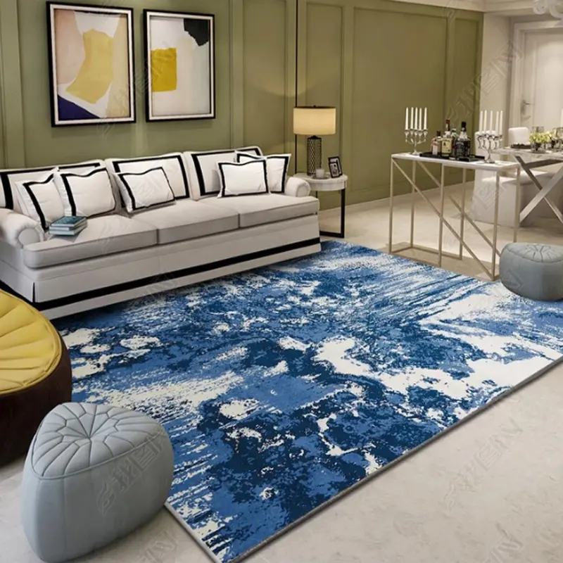 Karpet Lantai Ruang Tamu Artistik Desain 3D Kualitas Tinggi 160*230