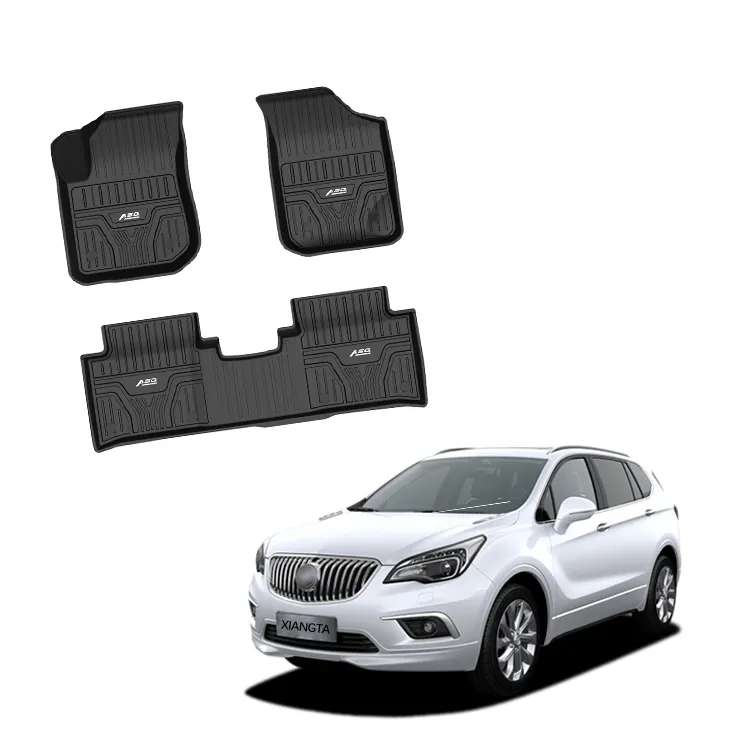 High Quality TPE Material Front Rear Car Mats for Buick ENVISION 2014+ Tpe Car Mats Car Accessories Floor Mat