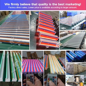 RGB ánh sáng hình chữ nhật hồ bơi thác nước hồ bơi thác nước lưỡi dẫn Acrylic thác nước với bộ chuyển đổi độc lập - Product Image 6