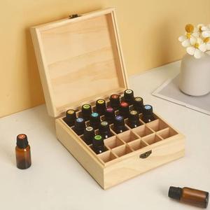 Boîte de rangement pour huiles essentielles en bois de haute qualité, 25 compartiments, étui de transport, organisateur d'huiles essentielles pour le rangement domestique - Product Image 3