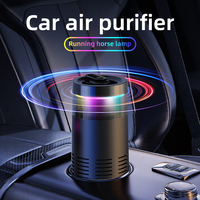 Purificador de Aire Portátil para Auto con Luz UV, Filtro HEPA y Sensor PM2.5 - Solución Fácil de Instalar para la Calidad del Aire en el Hogar