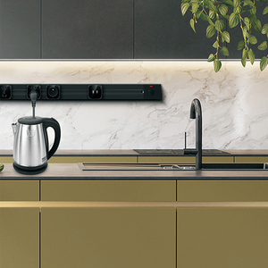 Điện Linh Hoạt Theo Dõi Phổ Thông Minh Văn Phòng Bàn Ổ Cắm Điện Theo Dõi Nhà Bếp Sử Dụng Sức Mạnh Vượt Trội Đường Sắt Theo Dõi Với USB - Product Image 5