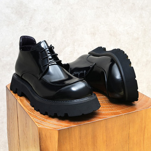 Chaussures plates italiennes de haute qualité pour hommes, respirantes, sur mesure, pour occasions formelles, mariages, bottes de travail - Product Image 5