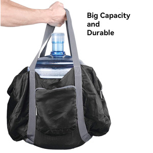 Almacenamiento DE EQUIPAJE DE VIAJE plegable deportes gimnasio resistente al agua Nylon Ripstop Duffle Bag Weekender bolsas de mano para hombres y mujeres - Product Image 3