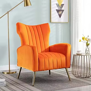 Poltrona Nordica in Velluto con Cuscino Imbottito Spesso e Confortevole, Vendita all'Ingrosso - Product Image 5