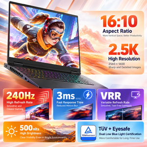 16 Inch Gaming Laptop AMD R9-8945HX RTX 5060 240Hz QHD Gaming Notebook 32GB RAM 1TB SSD High Performance Gaming PC Laptop - Product Image 6