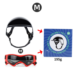 <span class=keywords><strong>Casque</strong></span> de moto pour animaux de compagnie avec trous pour les oreilles, <span class=keywords><strong>casque</strong></span> de sport pour chiens et chats - Product Image 1