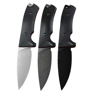 G10 coltello a lama fissa VG10 lama in acciaio campeggio salvataggio coltelli da sopravvivenza con guaina K 60HRC strumento EDC Dropshipping