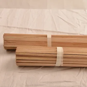 Palos de madera de Paulownia, palas de madera de 2x4 a rayas, modelos de boj Preis de 12mm