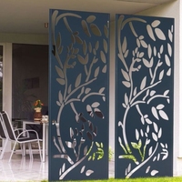 Clôture de jardin en métal, écrans décoratifs en aluminium découpés au laser, personnalisables, pour l'intimité, installation facile, sécurité extérieure