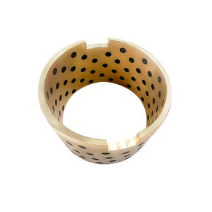 Douille en bronze personnalisée en métal sable centrifuge roulement lisse C90500 douille graphite - Product Image 3