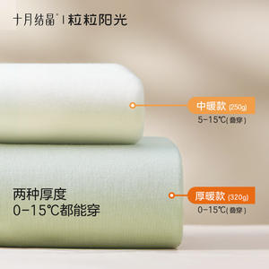 Body de bebé cristalino de octubre con gorro, material de viscosa cálido con sensor de temperatura para la comodidad del bebé - Product Image 3