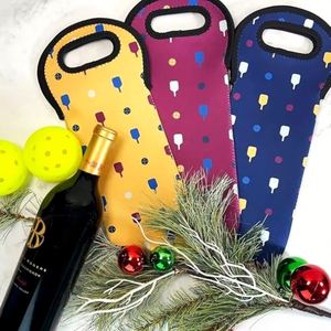 Sac isotherme pour bouteille de vin en néoprène de marque OEM, cadeau promotionnel sportif toutes saisons avec impression par transfert thermique - Product Image 4