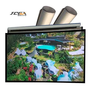 Fresnel Màn Hình 100Inch Mềm Màn Hình Máy Chiếu Alr Ust 16:9 Treo Tường Cố Định Màn Hình Máy Chiếu