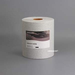 Lingettes de nettoyage économiques <span class=keywords><strong>TORK</strong></span> multi-usages, rouleaux perforés jumbo gris personnalisés en usine - Product Image 4