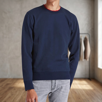 Pull en maille de luxe 2026 pour homme, coupe ajustée, anti-plis et anti-rétrécissement, design confortable pour l'hiver, tendance, OEM bienvenu