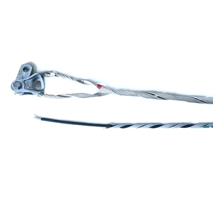 Collier de serrage Guy Grip à extrémité fermée, collier de tension préformé, tiges blindées avec œillet et manille pour <span class=keywords><strong>fixation</strong></span> de poteaux ADSS - Product Image 4