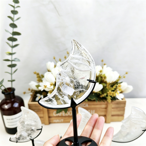 Hot Selling Natural Clear Quartz Moon Face Carving Polished Hand Carved Crystal Energy Healing Stone Craft for Altar Decor - Product Image 4
