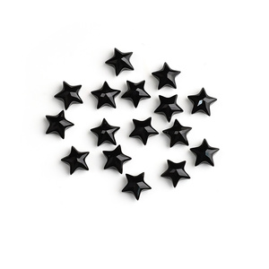 أحجار العقيق الأسود الطبيعي عالي الجودة بالجملة، مقطوعة بأوجه، بأحجام من 3 إلى 40 مم، مقاسات مخصصة لصناعة المجوهرات - Product Image 6