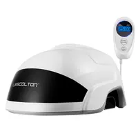 Lescolton Pabrik Rumah Menggunakan Penumbuh Rambut Lllt Led Sistem Helm Pertumbuhan Rambut Topi Laser untuk Pertumbuhan Rambut