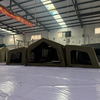 Carpa inflable de camping Oxford 420D de fácil montaje para 6-8 personas, carpa de techo para viajes familiares, venta al por mayor de fábrica