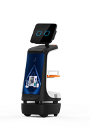 Robot de réception à navigation automatique, interaction vocale, écran publicitaire, guide d'accueil, robot de service pour hôtel et bureau