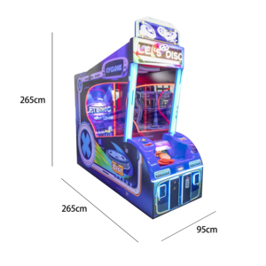 Nouvelle machine de jeu d'arcade à monnayeur Colorful Park Cyclflying Disk Lottery Game - Product Image 4