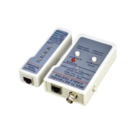 Probador de Cables de Red LE-tl468 con Escaneo Automático RJ45 UTP STP USB RJ11, Pantalla LCD Modular, LAN Cableada/Inalámbrica, 1 Año de Garantía