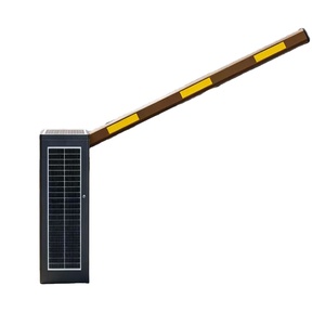 Barrière de parking solaire avec protection IP54, moteur sans balais et longueur de bras personnalisable. - Product Image 1