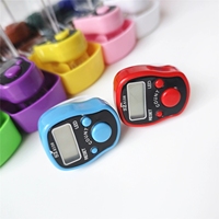 Compteur de doigts multifonctionnel avec alerte sonore LED, conception en anneau ABS durable pour le comptage industriel, le Tasbih islamique et le Dhikr