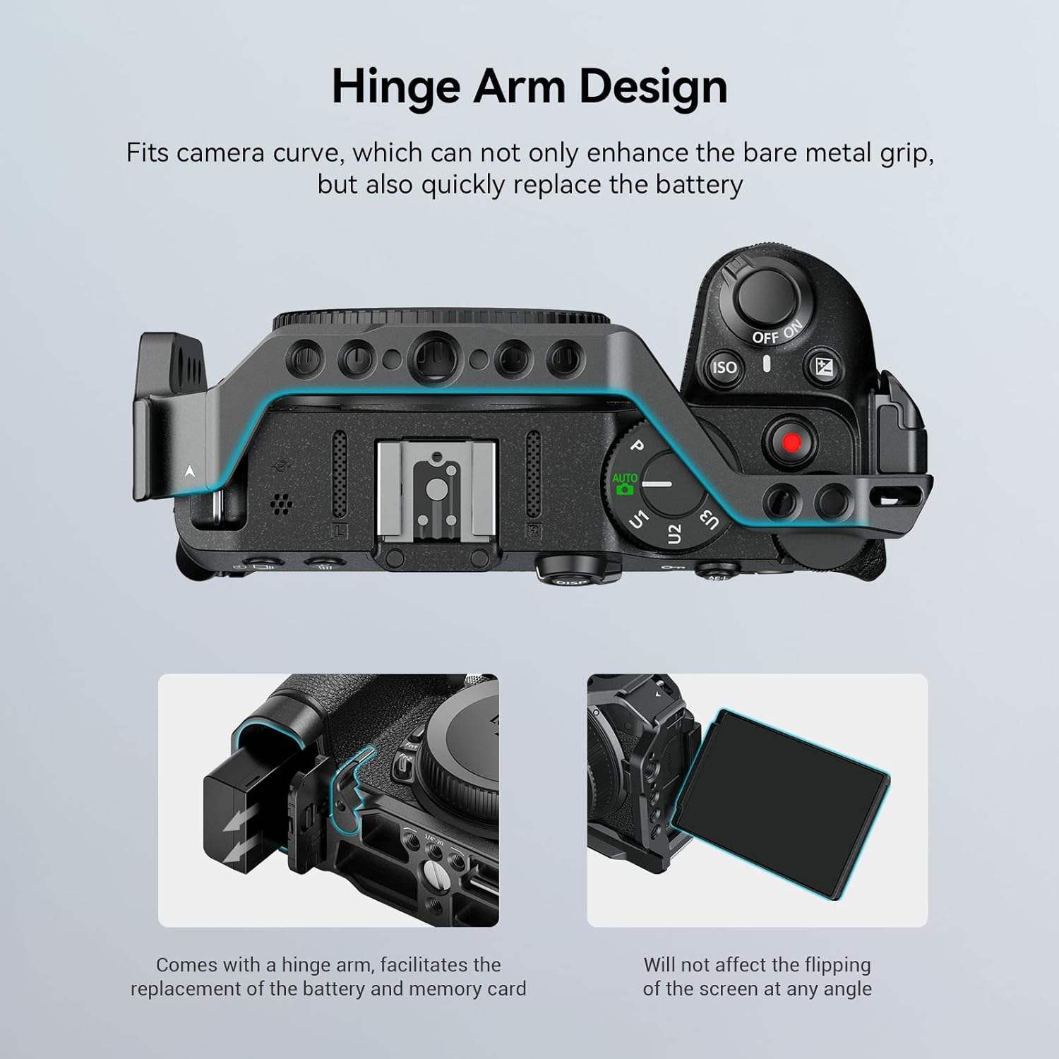 SmallRig Z30 Cage Camera para Nikon Z30 Aleación de aluminio Video