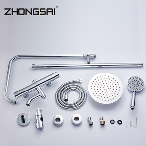 Pulido Chapado en termostático frío y ducha caliente válvula mezclador <span class=keywords><strong>grifo</strong></span> - Product Image 5