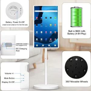 32 Inch High-definition Smart Flat Screen <b>TV</b> for Home and Hotel Use 4K Entertainment White Cabinet LED Backlight <b>Portable</b> <b>TV</b> LED - Product Image 5