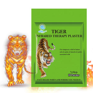 Plester Capsicum panas pabrikan plester pereda nyeri punggung Herbal kualitas terbaik plester Capsicum macan berpori - Product Image 3