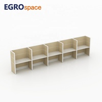 EGROspace Fournisseur Professionnel de Mobilier de Bureau : Poste de Travail en Bois pour Centre d'Appels avec Cloison Acoustique et Diviseur de Bureau