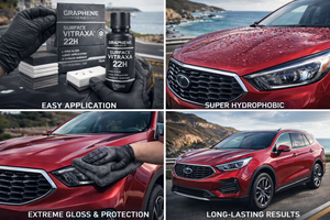 GRAPHONEX Graphene Ceramic Coating L-22 70ml High Gloss <b>UV</b> Protection Hydrophobic 12H Hardness 60um Thick 10-Year Car - Product Image 4