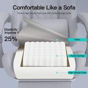 Silla <span class=keywords><strong>de</strong></span> juego <span class=keywords><strong>de</strong></span> espuma, silla <span class=keywords><strong>de</strong></span> <span class=keywords><strong>escritorio</strong></span> barata, silla ejecutiva para jugadores <span class=keywords><strong>de</strong></span> ordenador, silla <span class=keywords><strong>de</strong></span> juego <span class=keywords><strong>de</strong></span> estilo <span class=keywords><strong>de</strong></span> carreras suave con reposacabezas - Product Image 4