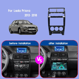 2 DIN <span class=keywords><strong>Android</strong></span> 14 autoradio per LADA Priora 2013-2018 Carplay 2 DIN Stereo auto GPS navigazione multimediale unità di testa lettore Video - Product Image 2