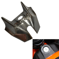 غطاء مفتاح تشغيل الدراجة النارية من ألياف الكربون الجافة 100% 3K لـ KTM 390 2017-2023، طقم هيكل من ألياف الكربون، إكسسوارات بالجملة، الحد الأدنى للطلب قطعة واحدة