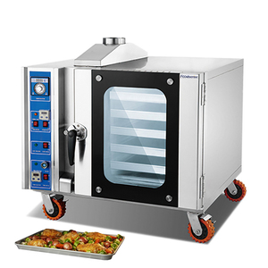 Lò Nướng Thương Mại Chất Lượng Cao Mới Nhất 2022 16 Khay Lò Nướng Đối Lưu Hơi Nước Tuần Hoàn Khí Nóng Công Nghiệp Lò Nướng Sàn 3 Người Mua - Product Image 5