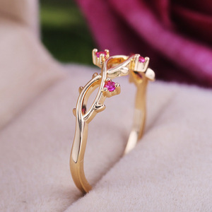 Anello a forma di ramo d'albero per donna, stile coreano minimalista, accessorio da indossare sul dito indice, idea regalo - Product Image 1