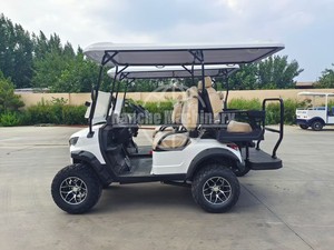 48V CE Certified Chinese Electric Sightseeing Golf Cart New Lead Acid Steel 4-Seater 4x4 Lift <b>Kit</b> 60km/h 70-90km 15-20 Grade - Product Image 6