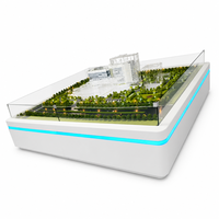 Maquette de table de sable sur mesure pour la division de quartier commercial central